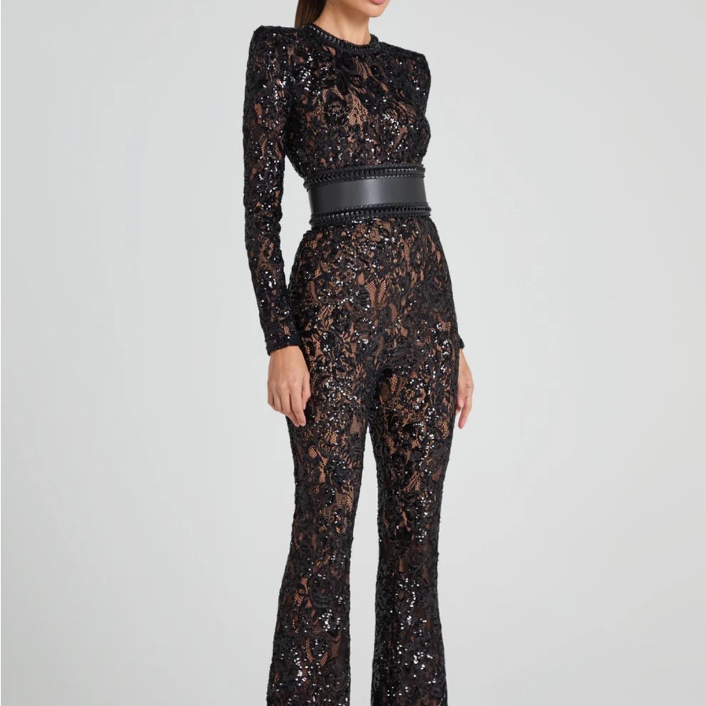 NADINE MERABI Black Jumpsuit - Picture 8 of 10